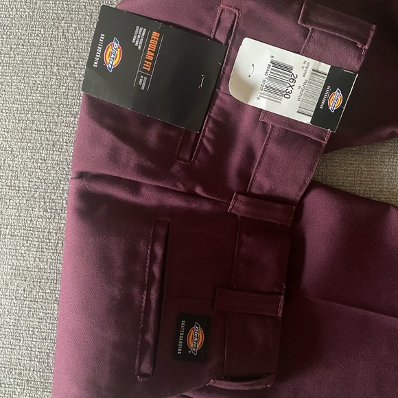 Burgundy Dickies NWT size 26 - Picture 2 of 2
